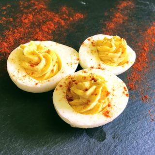 garlic devilled eggs recipe