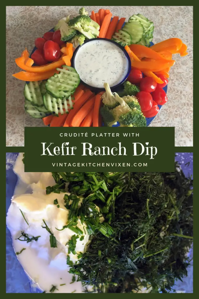 kefir ranch veggie platter pin