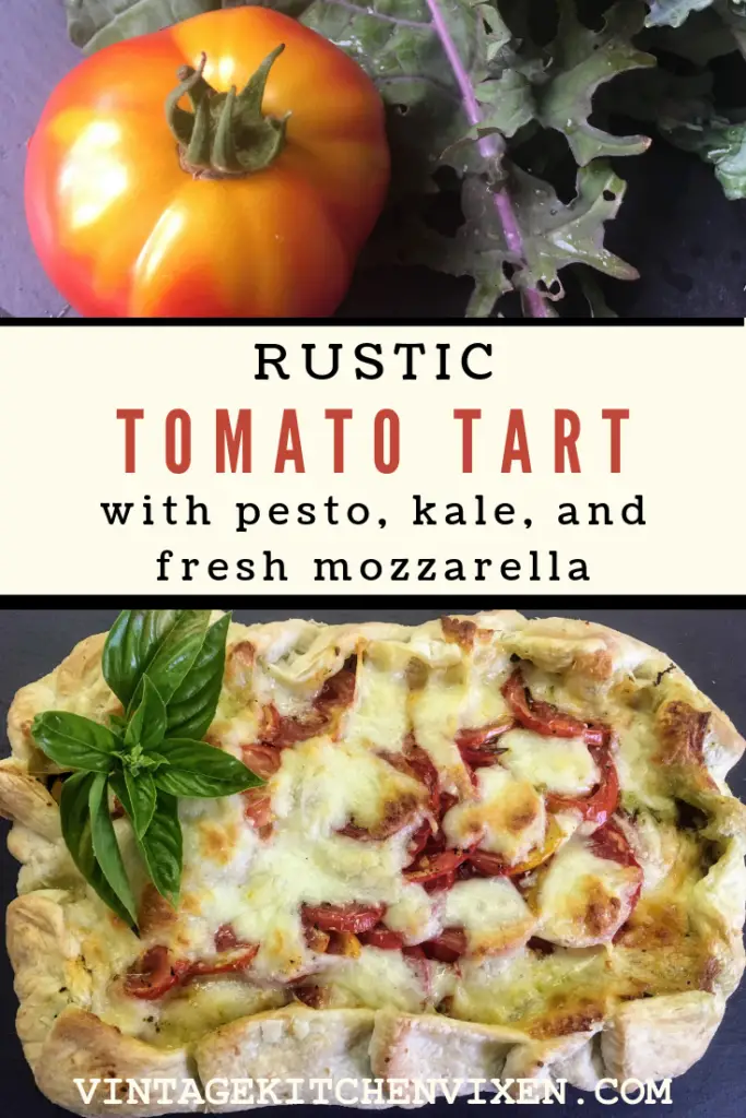 rustic tomato tart pinterest 