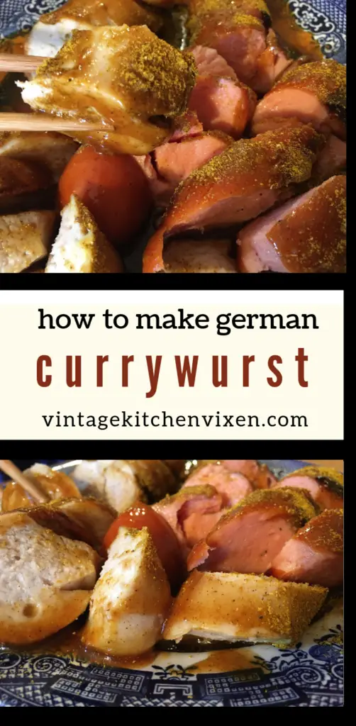 German currywurst pin