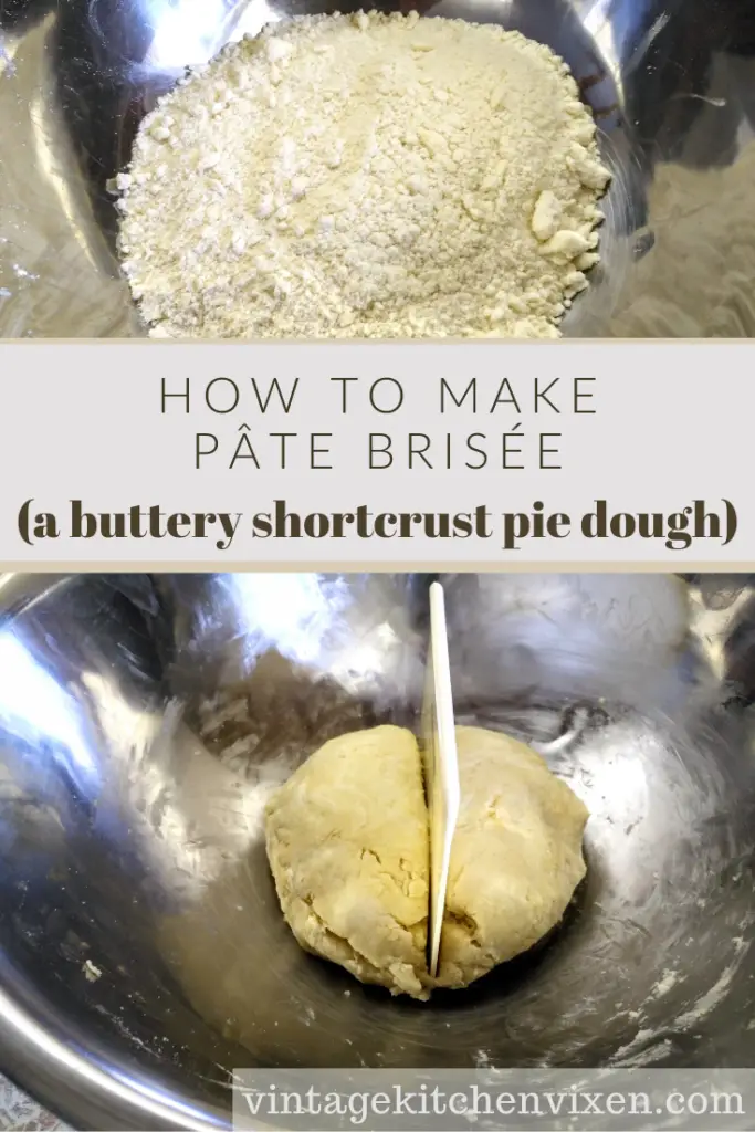 how to make pate brisee buttery shortcrust pastry dough