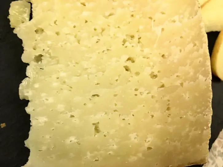 slab of manchego cheese