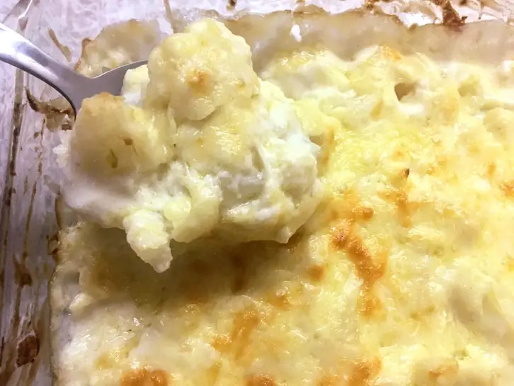 classic cauliflower gratin side dish