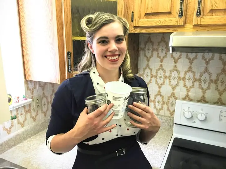 getting jars ready for a soup swap party