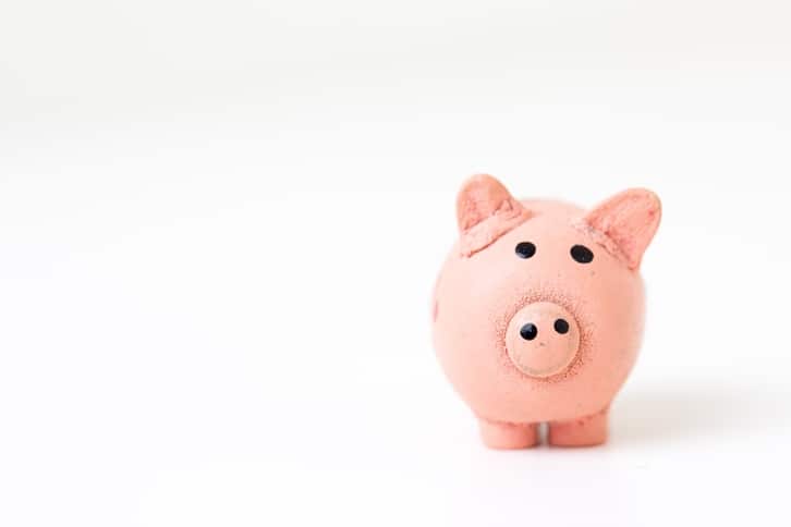 budgeting piggy bank