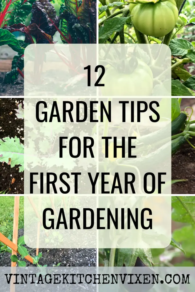 12 garden lessons pinterest image