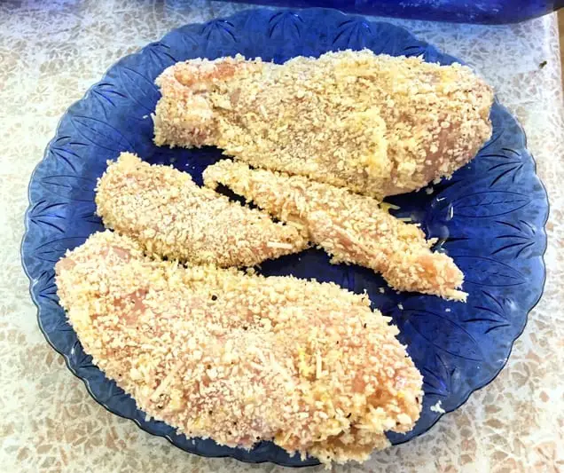 panko-crusted chicken