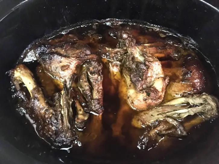 slow cooked duck
