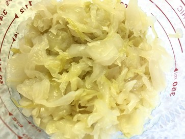 raw sauerkraut