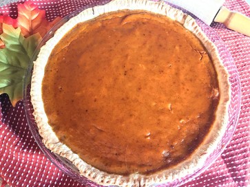 maple bourbon pumpkin pie